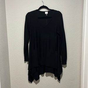 Cupio black sweater with silver sparkles